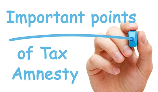 Important Points of Tax Amnesty_1